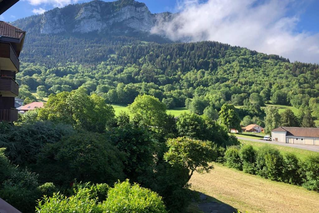 Studio Agreable Et Cosy Avec Vue Sur Les Memises Thollon-les-Memises 外观 照片