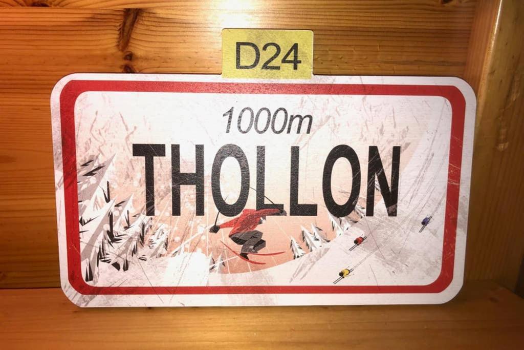 Studio Agreable Et Cosy Avec Vue Sur Les Memises Thollon-les-Memises 外观 照片
